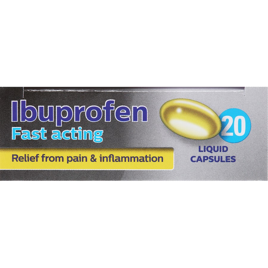 Health Direct Ibuprofen 200mg Liquid Capsules 20pack