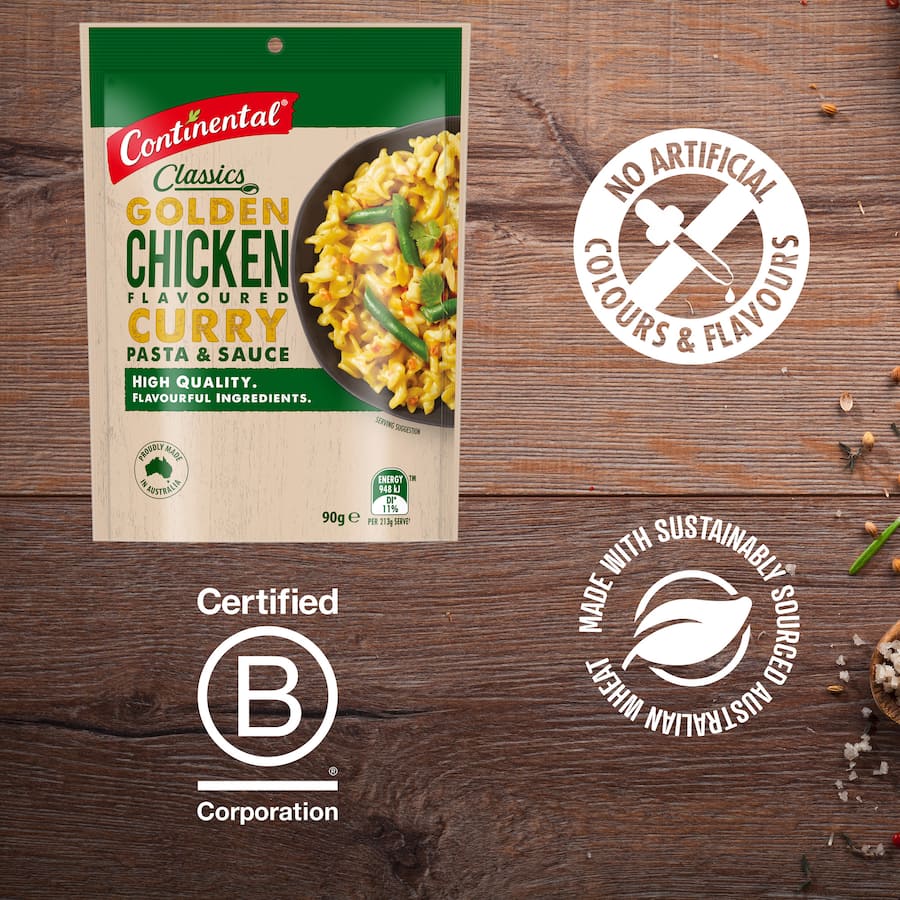 Continental Classics Pasta & Sauce Chicken Curry 90g