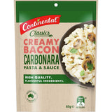 Continental Classics Pasta & Sauce Creamy Bacon Carbonara Pack 85g