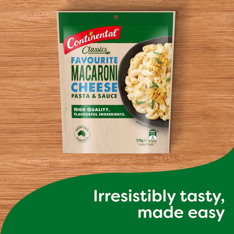 Continental Classics Pasta & Sauce Macaroni Cheese Family pack 170g