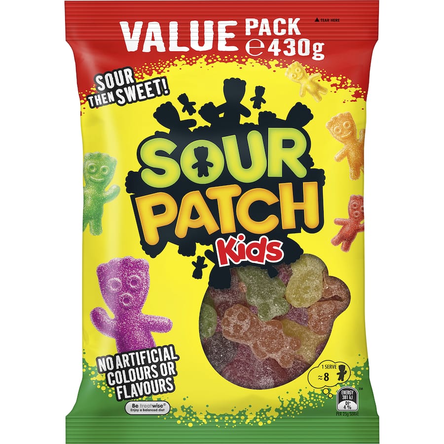 Sour Patch Kids Lollies Value Pack Share pack 430g
