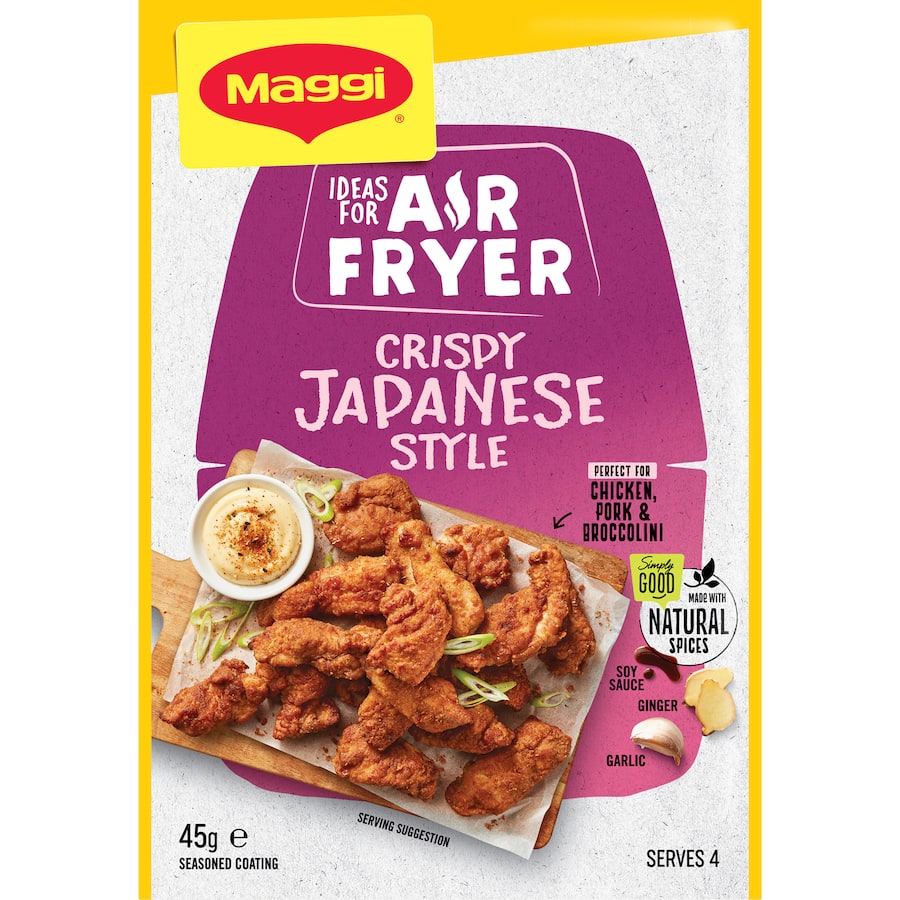 Maggi Air Fryer Seasoned Coating Crispy Japanese Style 45g