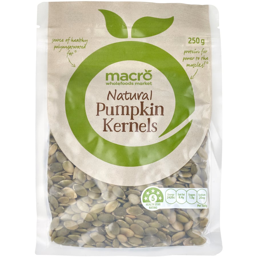 Macro Pumpkin Seeds Natural Kernels 250g