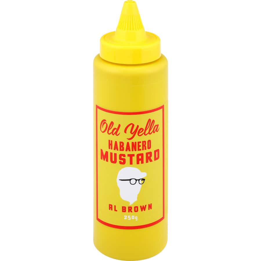 Al Brown Old Yella Habanero Mustard  250g