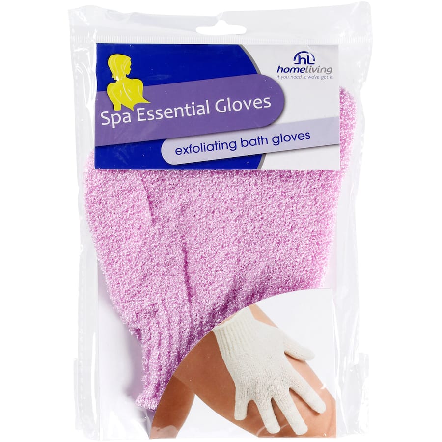 Homeliving Beauty Bath Gloves Nylon 2pack