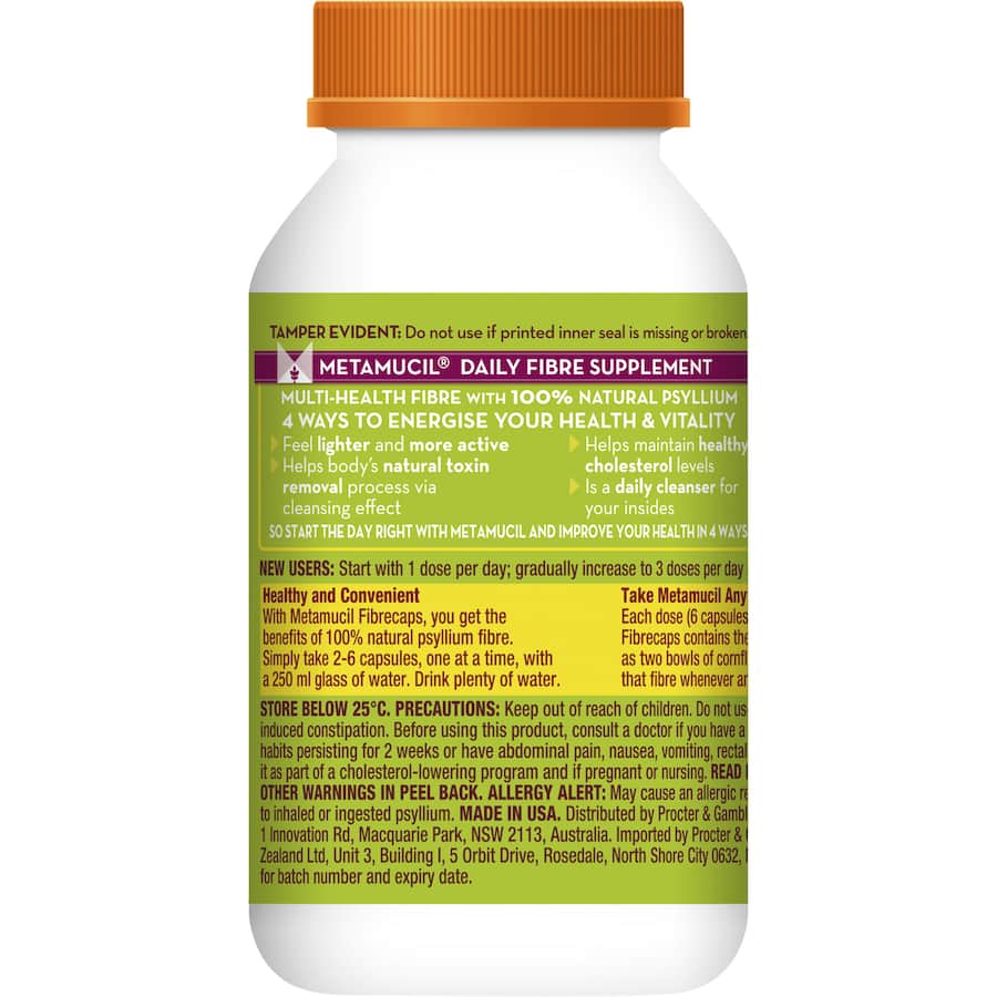 Metamucil Dietary Supplement Fibrecaps Capsules 160pack