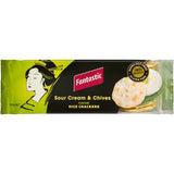 Fantastic Rice Crackers Sour Cream & Chives 100g