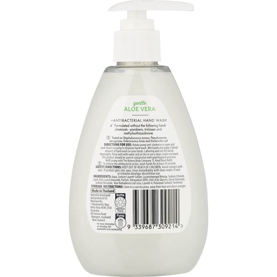 Balnea Hand Wash Aloe Vera Antibacterial 250mL