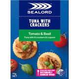 Sealord Tuna & Crackers Tomato & Basil (6 crackers) 111g