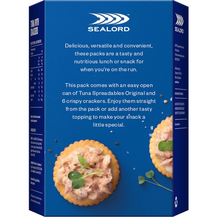 Sealord Tuna & Crackers Original (6 crackers) 106g