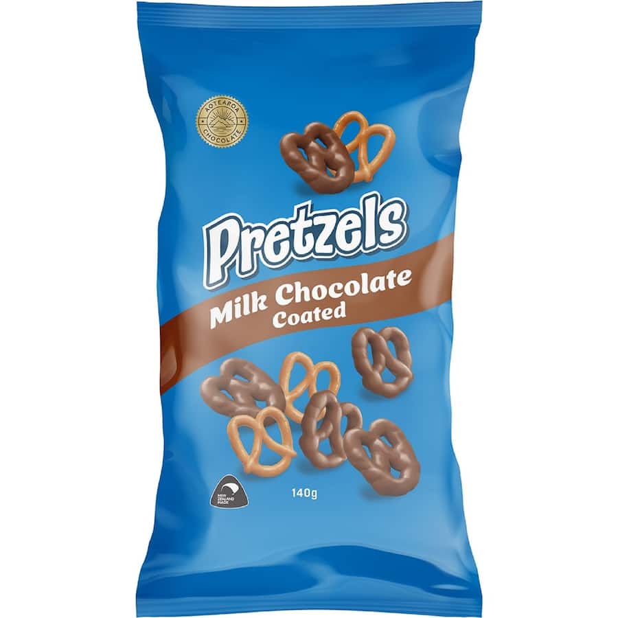 Pretzels Pretzels Milk Chocolate Coated 140g