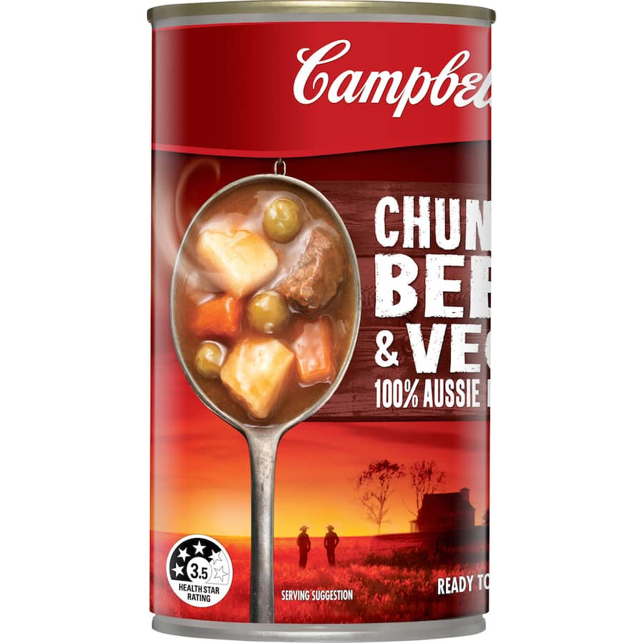 Campbell's Chunky Soup Beef Canned 505g