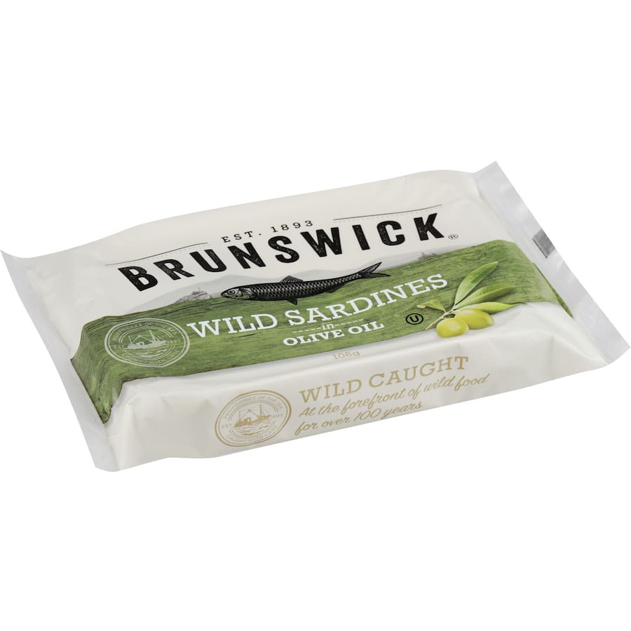 Brunswick Sardines Olive Oil Tear tab can 106g