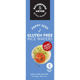 Rutherford & Meyer Gluten Free Rice Wafers Poppy Seed 100g