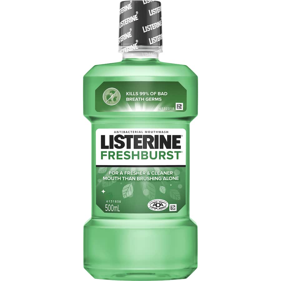 Listerine Mouthwash Fresh Burst 500mL