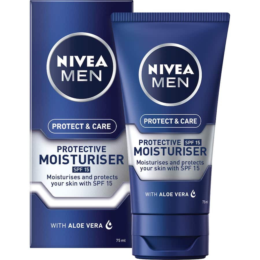 Nivea For Men Facial Moisturiser Protective Spf 15 75mL