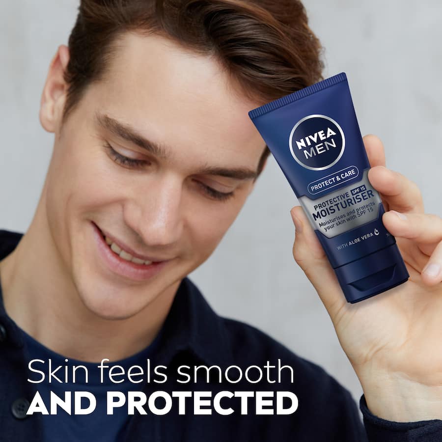 Nivea For Men Facial Moisturiser Protective Spf 15 75mL