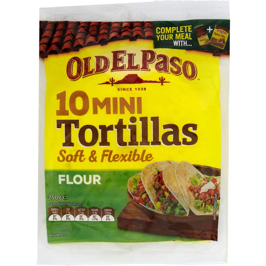 Old El Paso Tortillas Mini 10pack