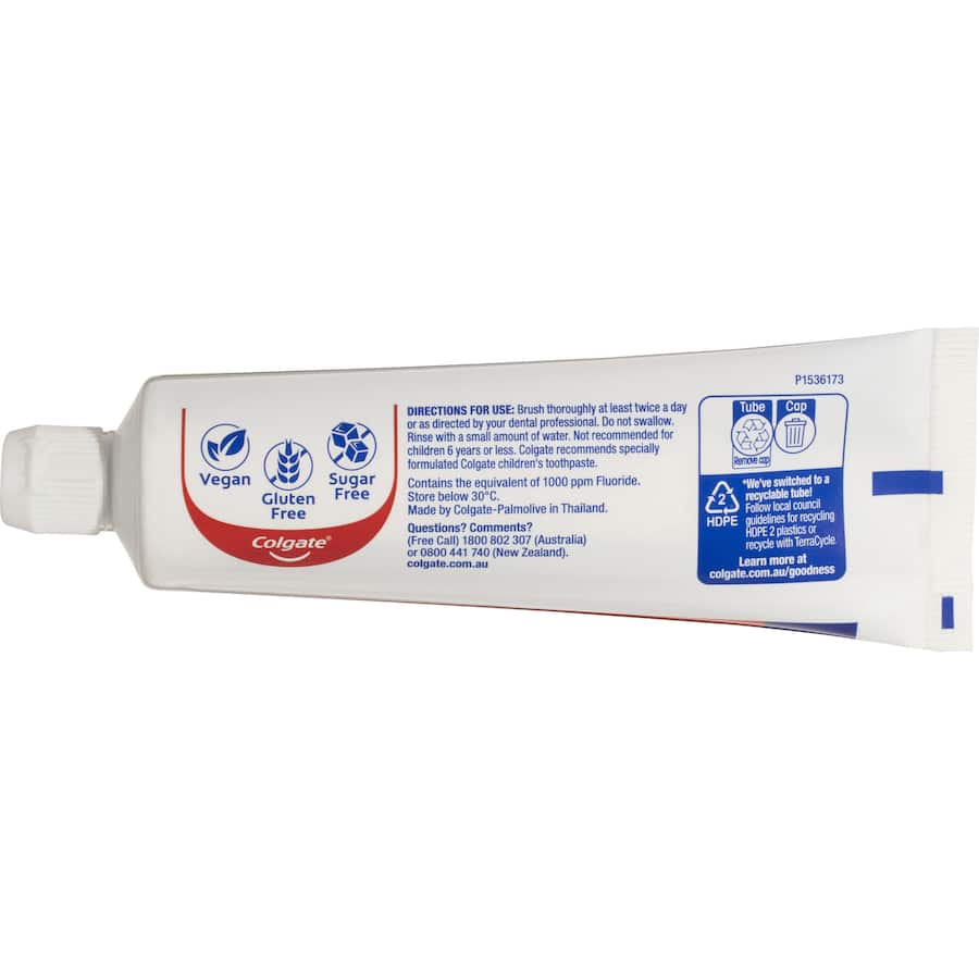 Colgate Triple Action Toothpaste Original Mint Flavour Tube 110g