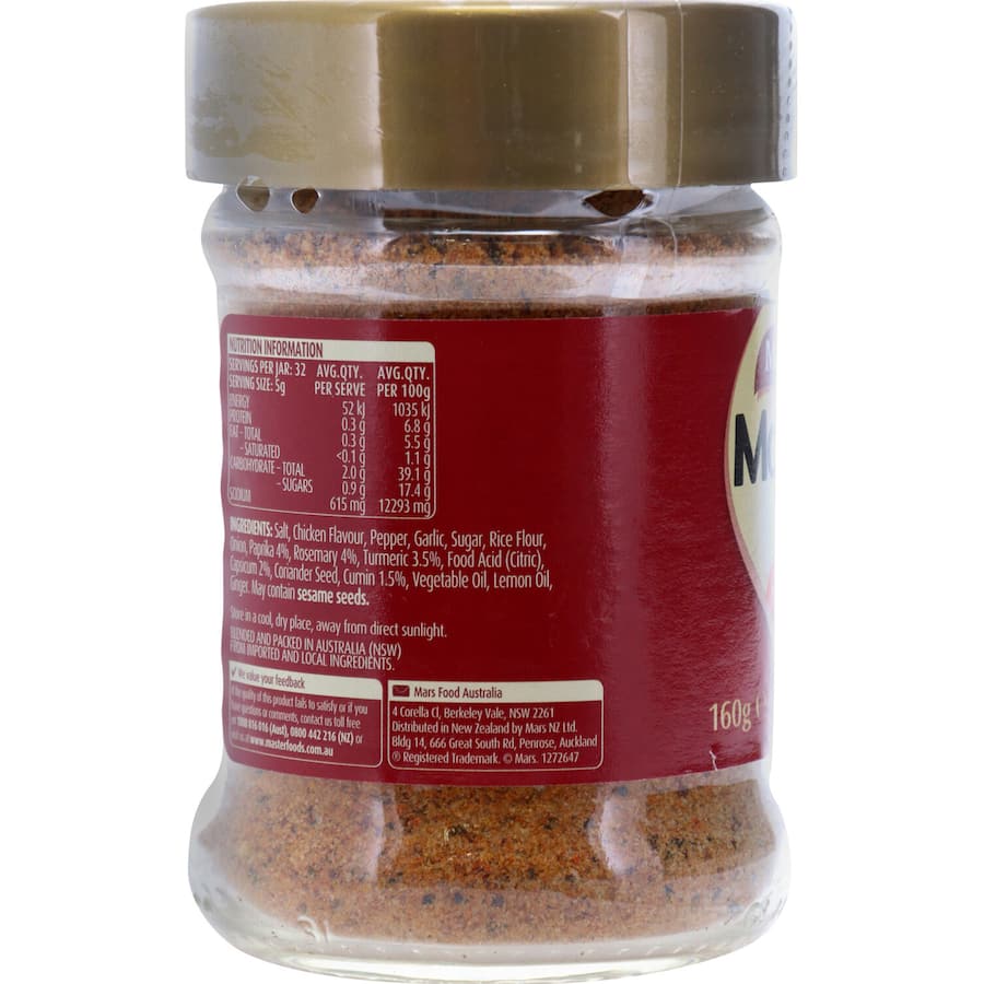 Masterfoods Moroccan Seasoning  Shaker 160g