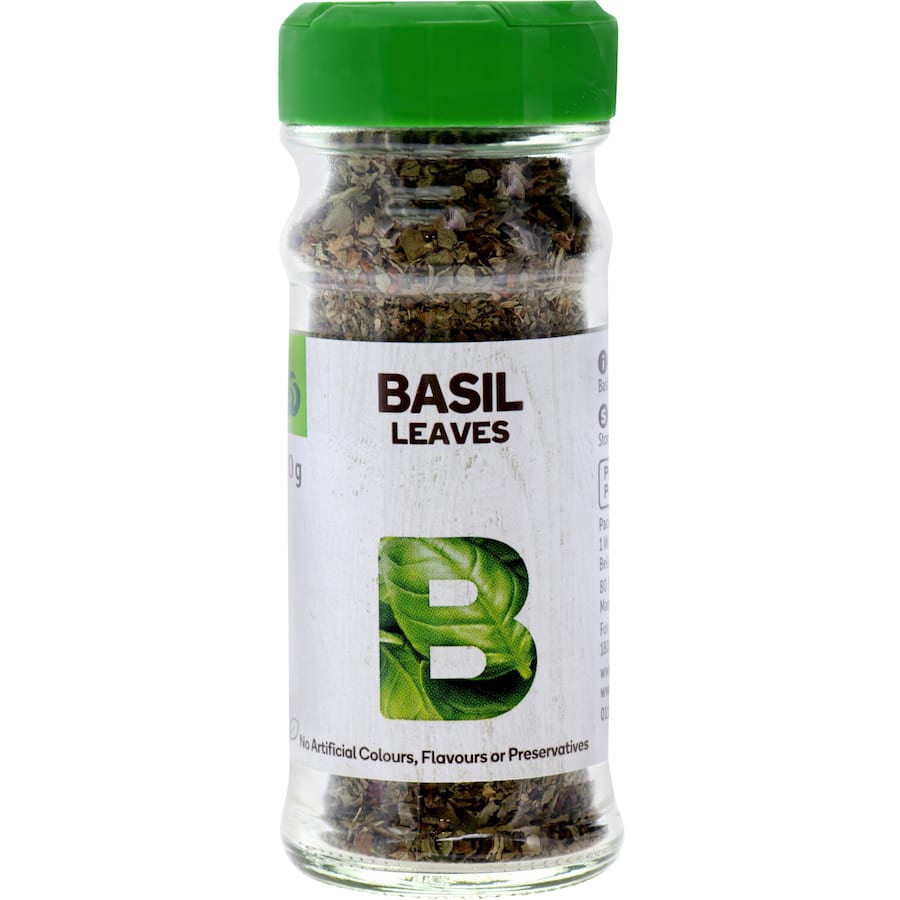 Woolworths Basil Flaked Leaves Shaker 10g