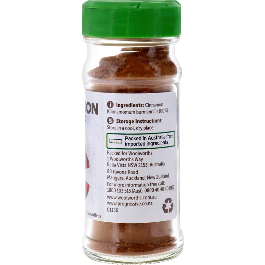 Woolworths Cinnamon Ground Shaker 32g