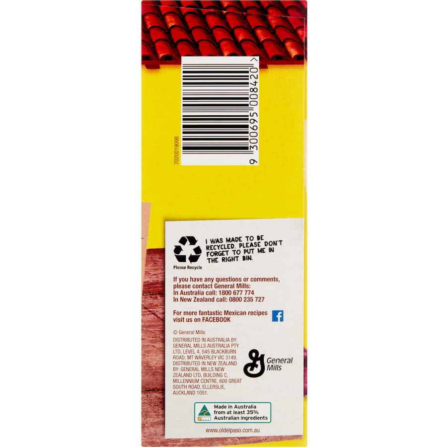 Old El Paso Hard N Soft Taco Kit Sweet Paprika & Tomato 10 pack 350g