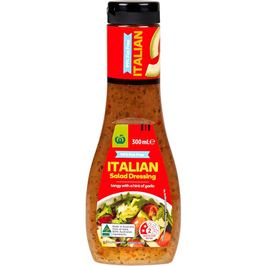 Woolworths Italian Dressing 99% Fat Free 300mL