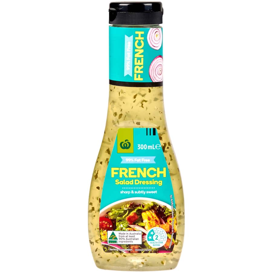 Woolworths French Dressing Fat Free 300mL