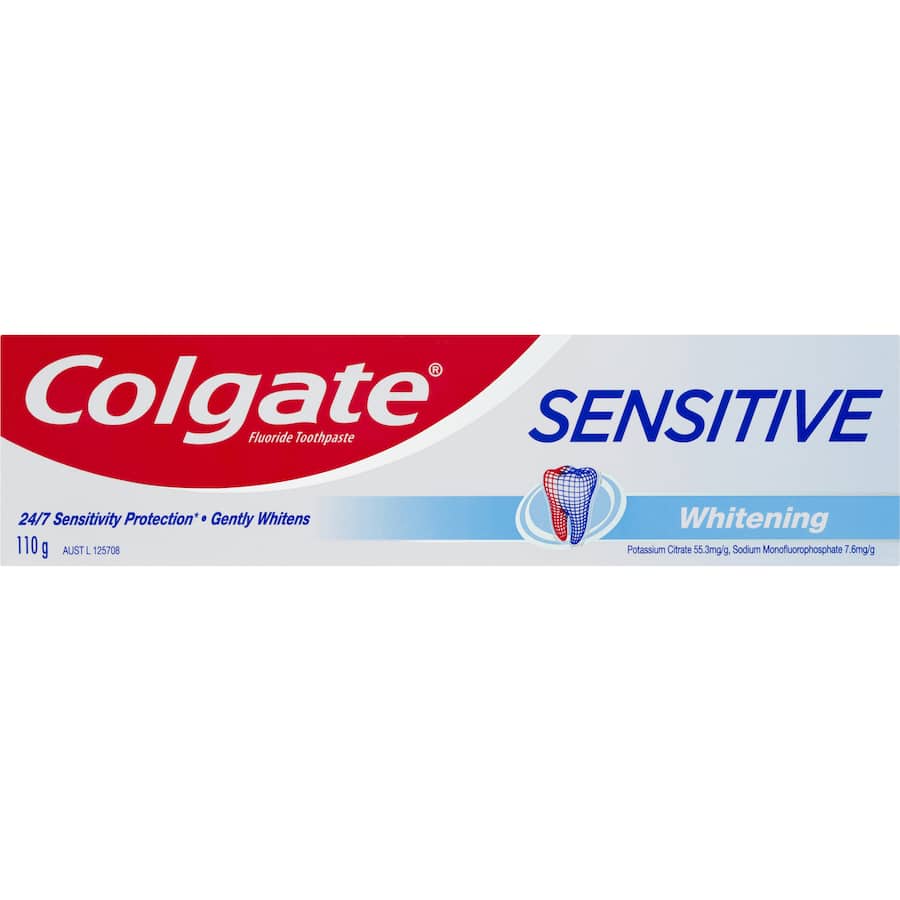 Colgate Sensitive Toothpaste Teeth Whitening Tube 110g