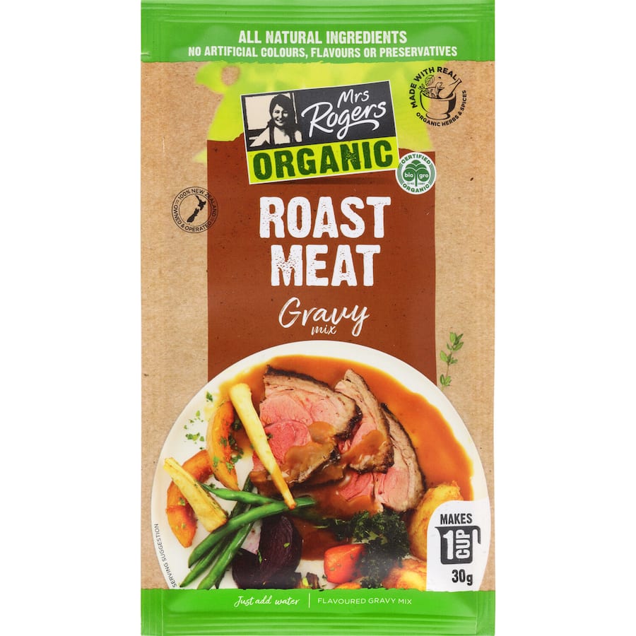 Mrs Rogers Organic Gravy Mix Roast Meat Sachet 30g