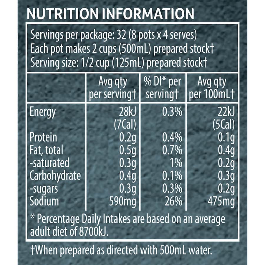 Continental Chicken Stock Pot Concentrate 8 X 28g 8pack