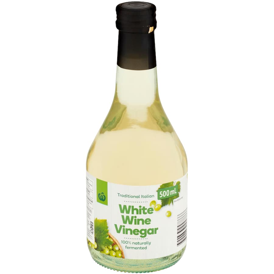 Woolworths Vinegar White Wine 500mL