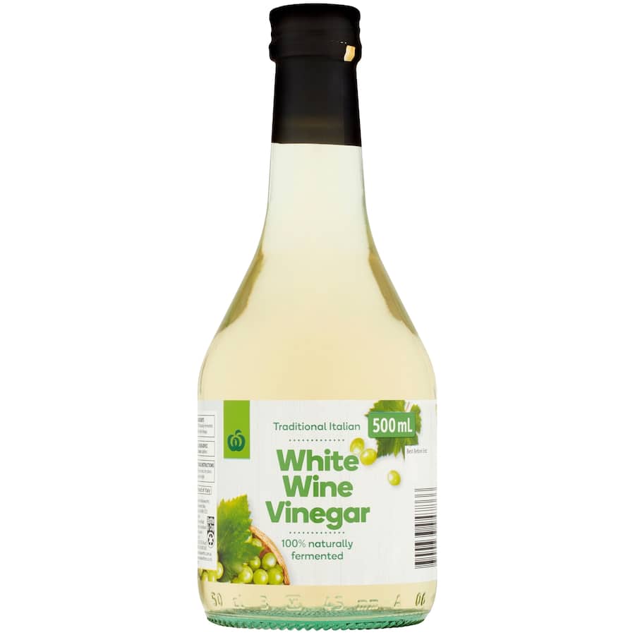 Woolworths Vinegar White Wine 500mL