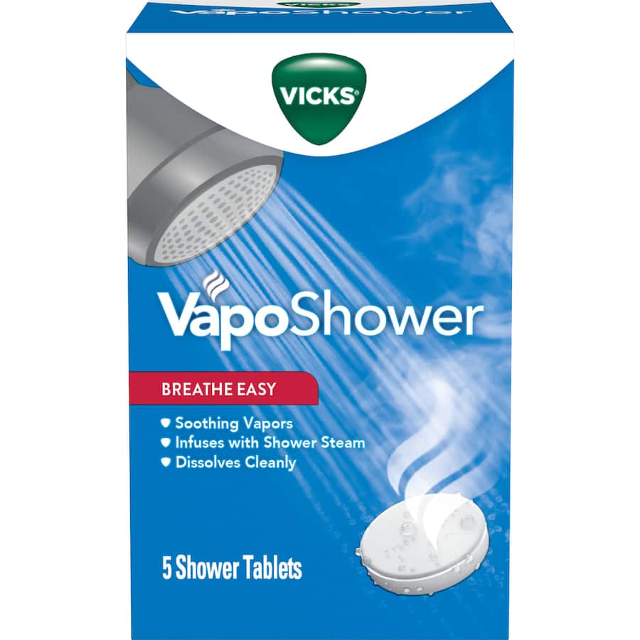 Vicks Vaposhower Soothing Vapors Tablets
