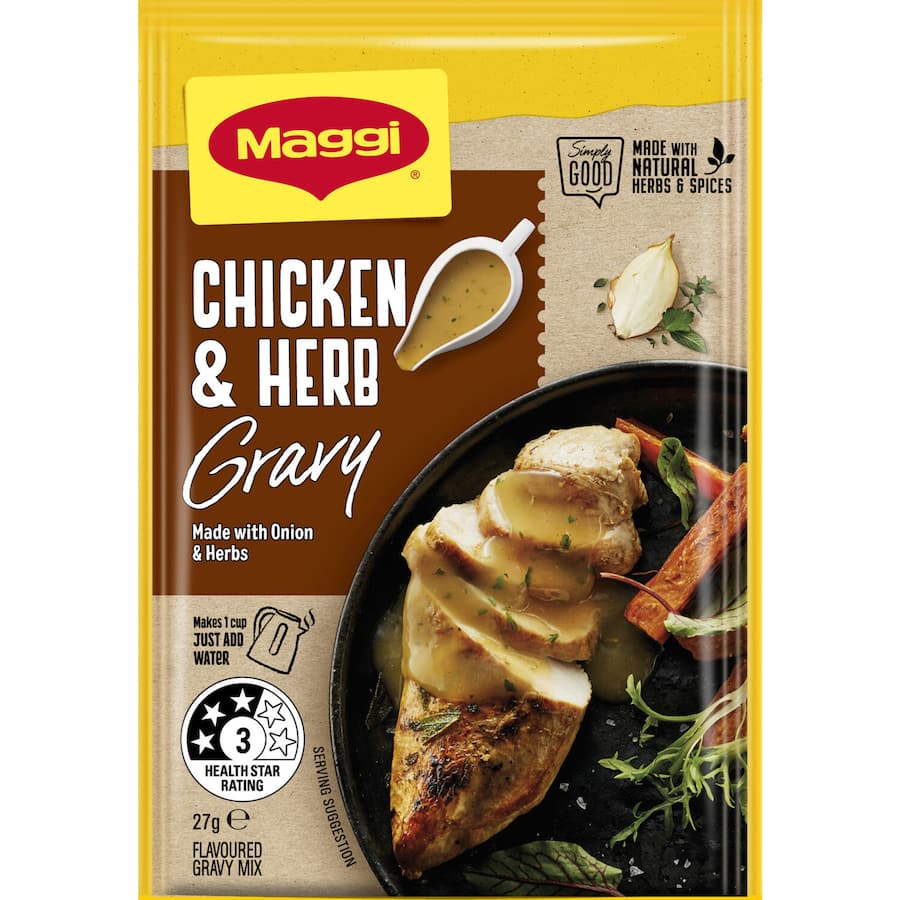 Maggi Instant Gravy Mix Chicken & Herb Sachet 27g