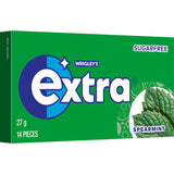 Wrigleys Extra Chewing Gum Spearmint 14 Pieces Envelope 27g