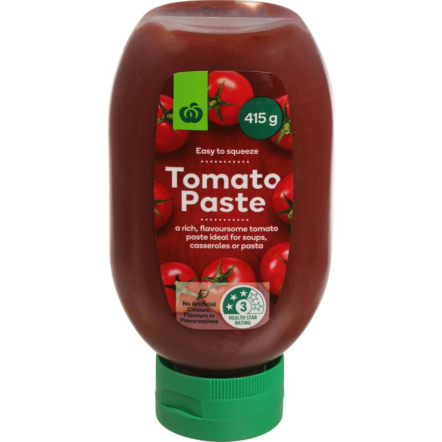 Woolworths Tomato Paste  Squeeze bottle 415g