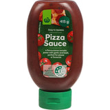 Woolworths Pizza Sauce Garlic & Basil Squeeze bottle 415g