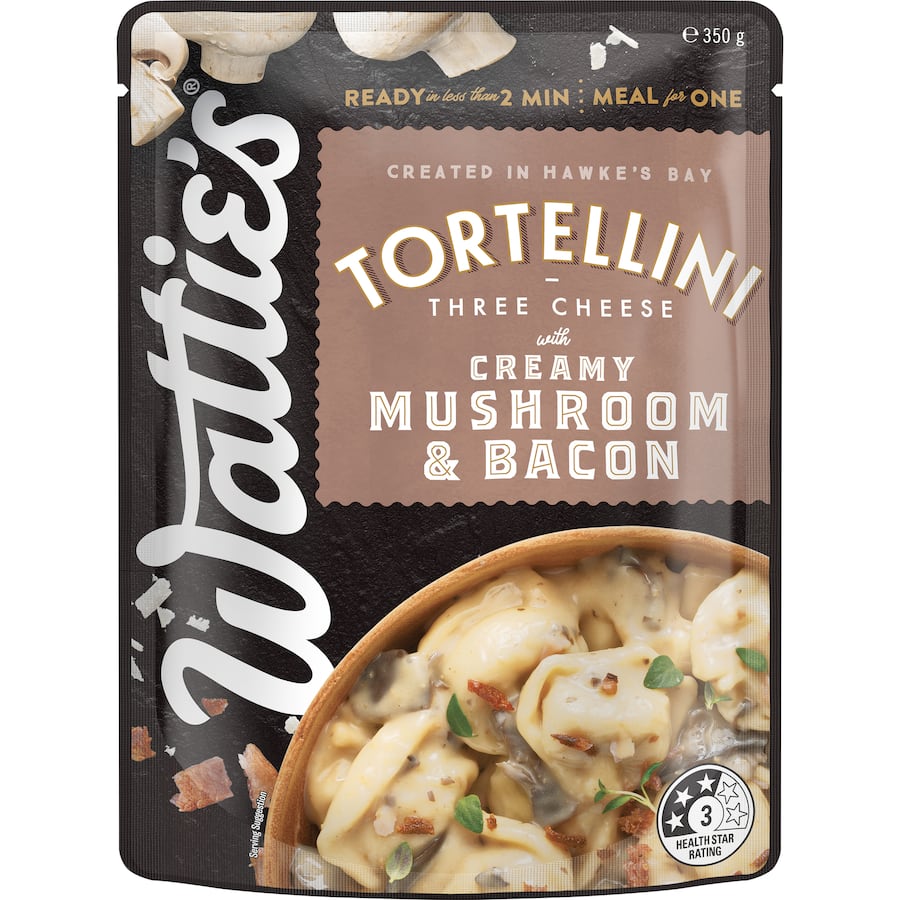 Wattie's Pasta Meal Tortellini In Mushroom Sauce Pouch 350g