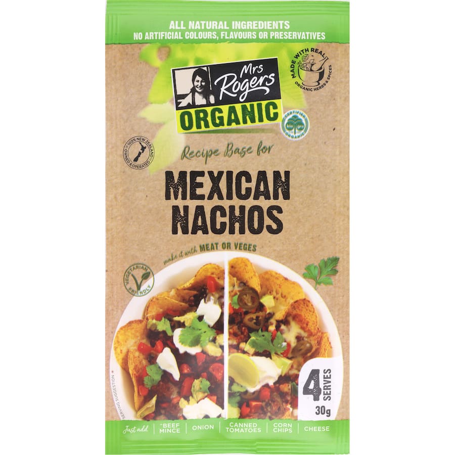 Mrs Rogers Organic Recipe Base Mexican Nachos 30g