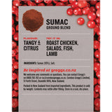 Gregg's Sumac Ground Blend Box 30g