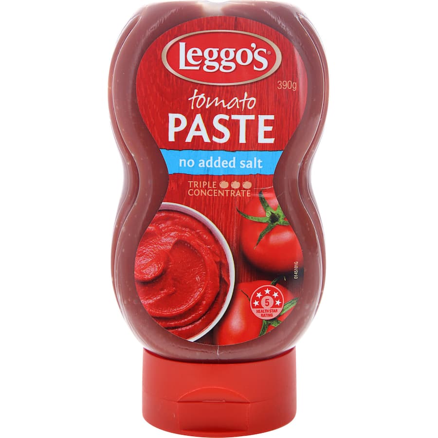 Leggo's Tomato Paste Tomato Squeeze No Added Salt Squeeze bottle 390g