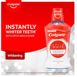 Colgate Optic White Mouthwash Teeth Whitening Stain Defense 500mL