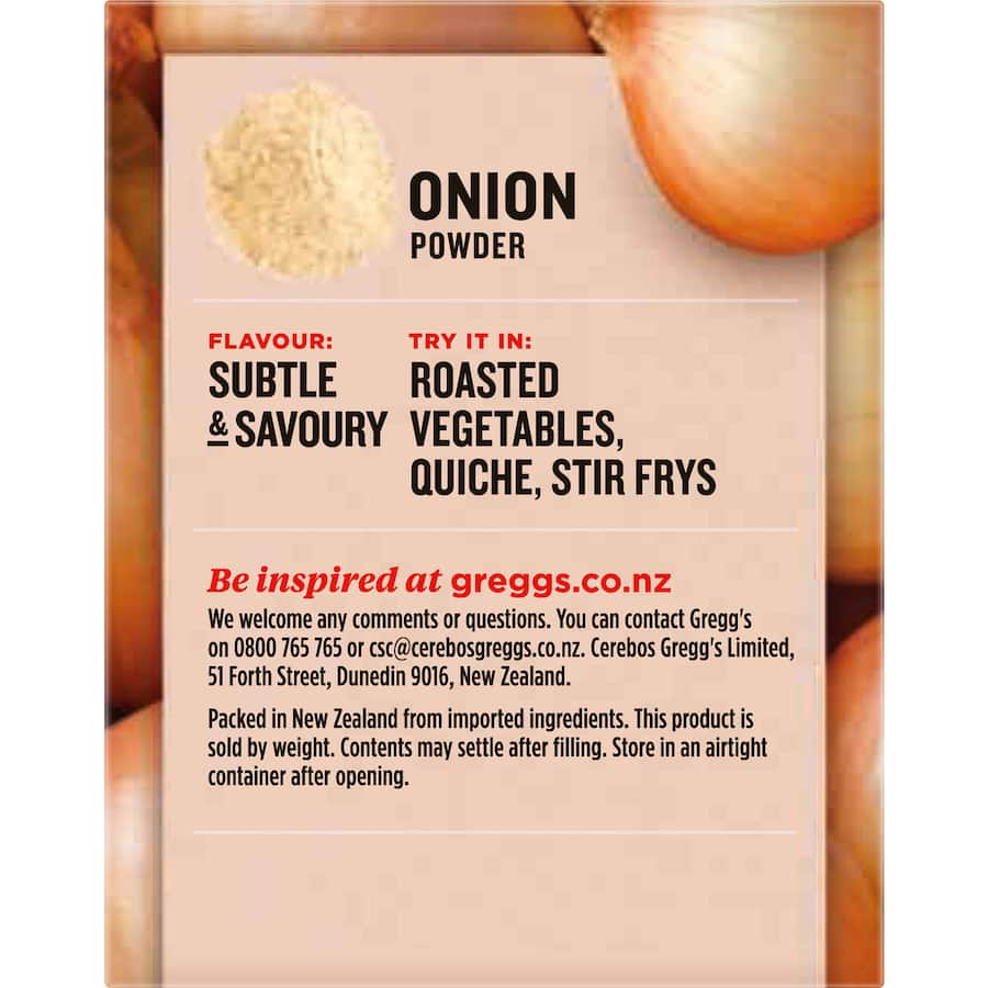 Gregg's Onion Powder  Box 30g