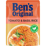 Bens Original Microwave Rice Tomato & Basil Pouch 250g