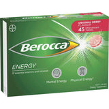 Berocca Performance Effervescent Energy Vitamin C Original Berry Pack 45 tabLets
