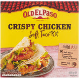 Old El Paso Soft Taco Kit Crispy Chicken 10 pack 370g