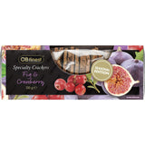 Ob Finest Seasonal Edition Crackers Fig & Cranberry 130g
