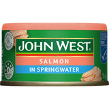 John West Tempters Salmon Spring Water Tear tab can 95g